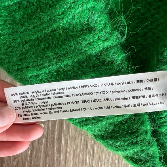 Zara green turtleneck sweater - Picture 4 of 4